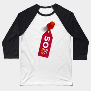 50% Off Baseball T-Shirt